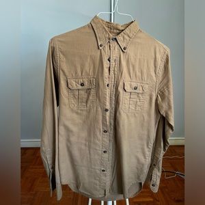 Club Monaco Tan Button Down